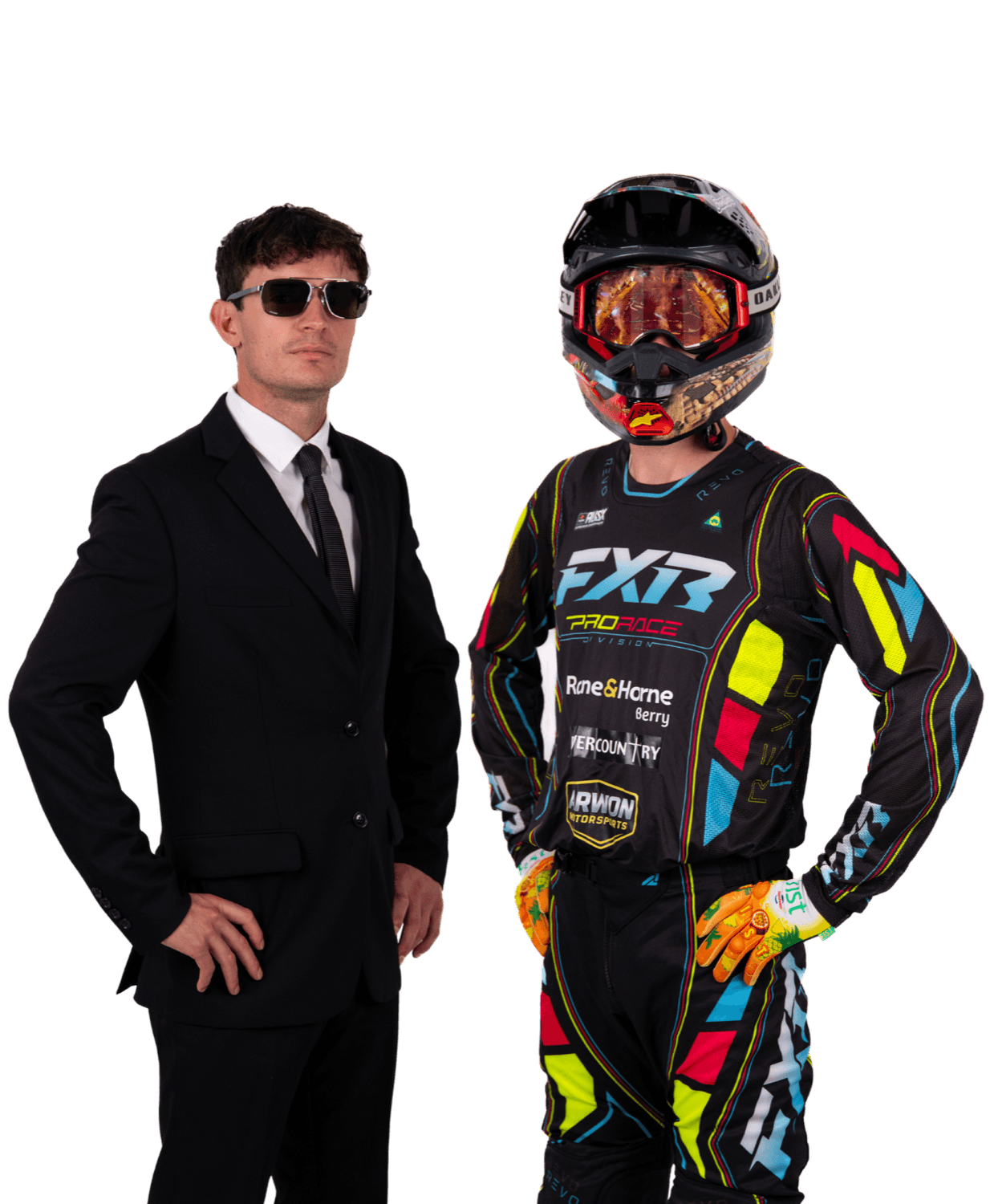 Arwon Motorsports — in a suit and in full race kit